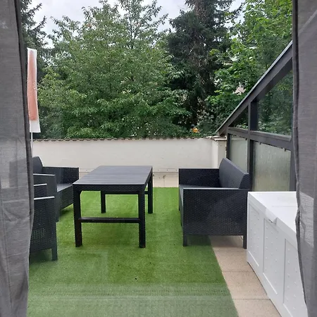 Penthouse Wohlfuehlort Mit Dachterrasse * באד הרצבורג